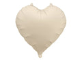 Beige Foil Balloon Heart – 14" - 1 pc