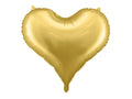 Gold Foil Balloon Heart – 24x20.5" - 1 pc