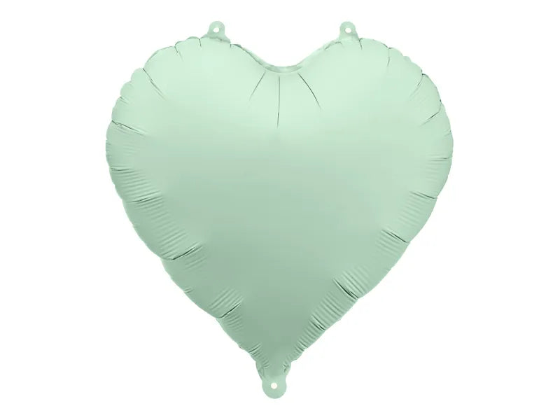 Green Foil Balloon Heart – 14" - 1 pc