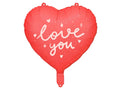 Foil Balloon "love you" Heart – 14" - 1 pc