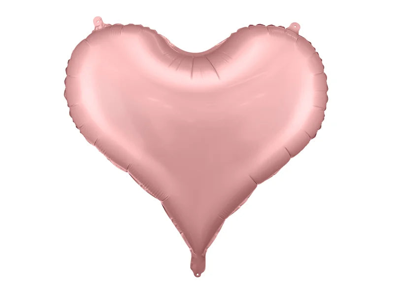 Light Pink Foil Balloon Heart – 24x20.5" - 1 pc