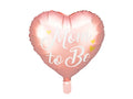 Pink Foil Balloon Mom to Be Heart – 14" - 1 pc