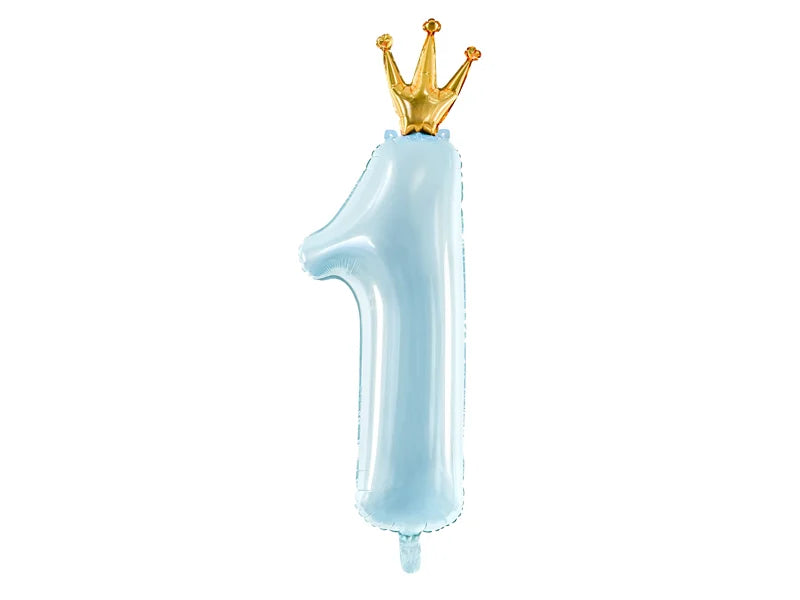 #1 Light Blue Number – 36" - 1 pc