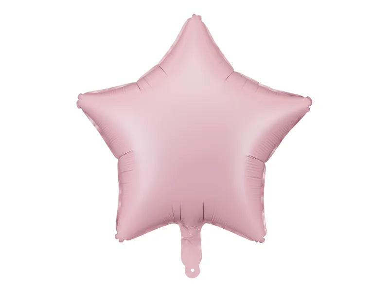 Baby Pink Foil Balloon Star – 16" - 1 pc