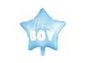 Light Blue Foil Balloon It's a Boy Star – 16" - 1 pc