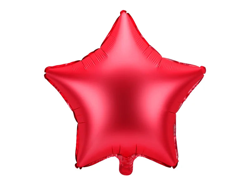 Red Foil Balloon Star – 16" - 1 pc