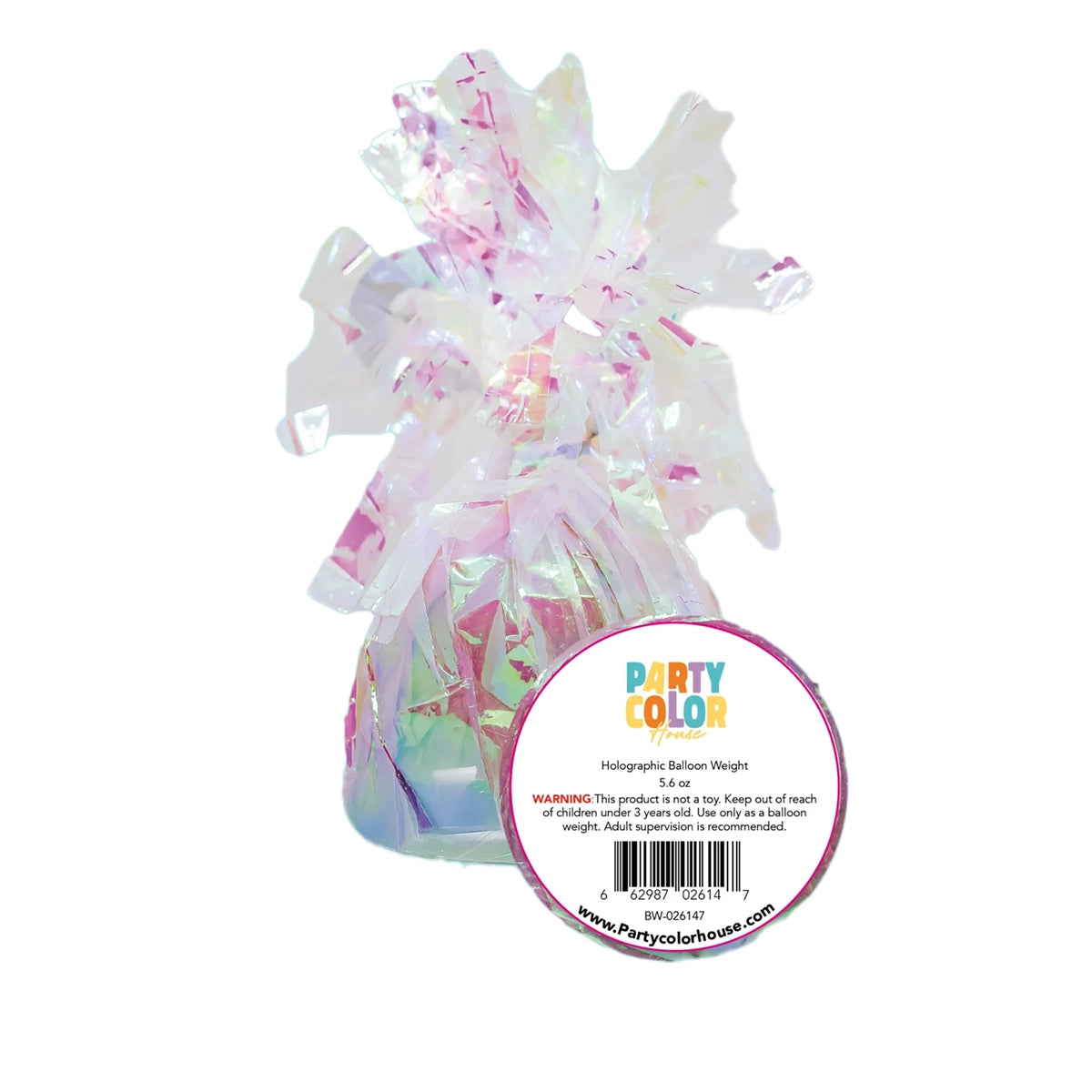 Holographic Balloon Weight 5.6oz