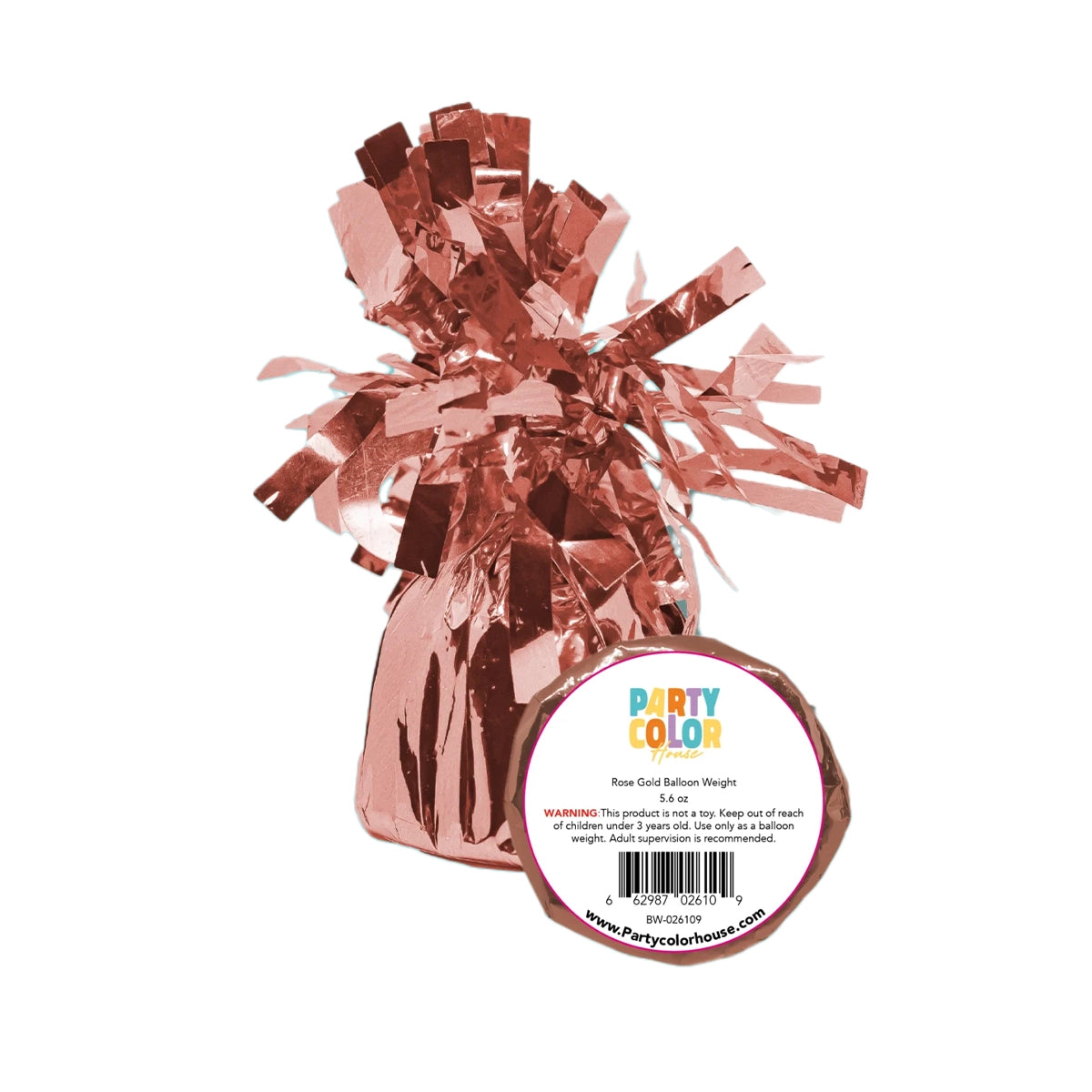 Rose Gold Balloon Weight 5.6oz