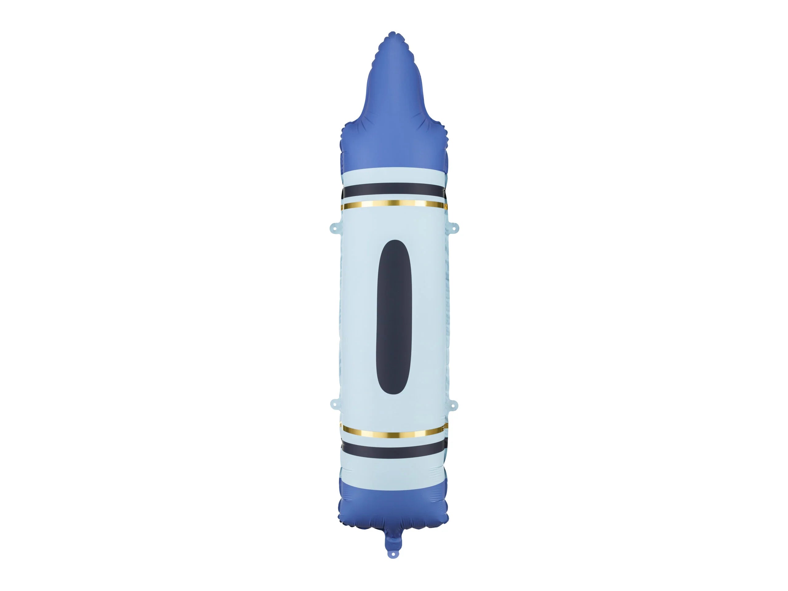 Crayon Blue Foil Balloon – 9x41" - 1 pc