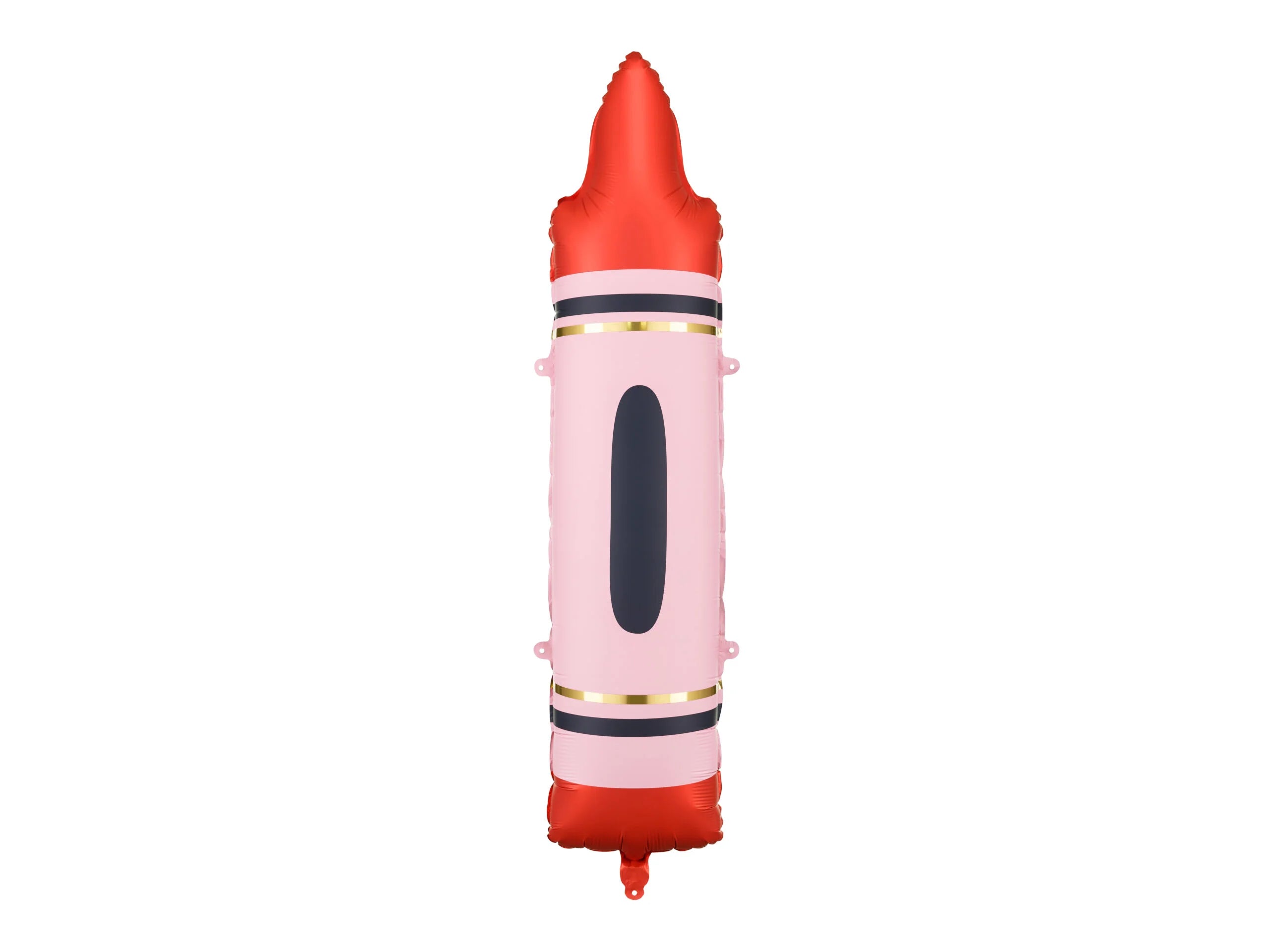 Crayon Red Foil Balloon – 9x41" - 1 pc