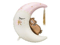 Teddy Bear on the Moon Pink Foil Balloon – 28x34" - 1 pc