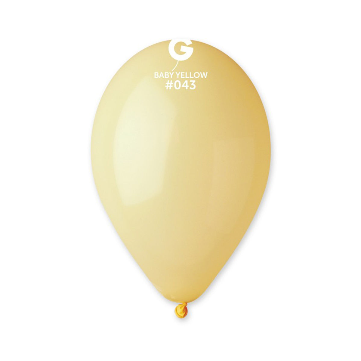 #043 Baby Yellow – 12" (G110) – 50 pcs