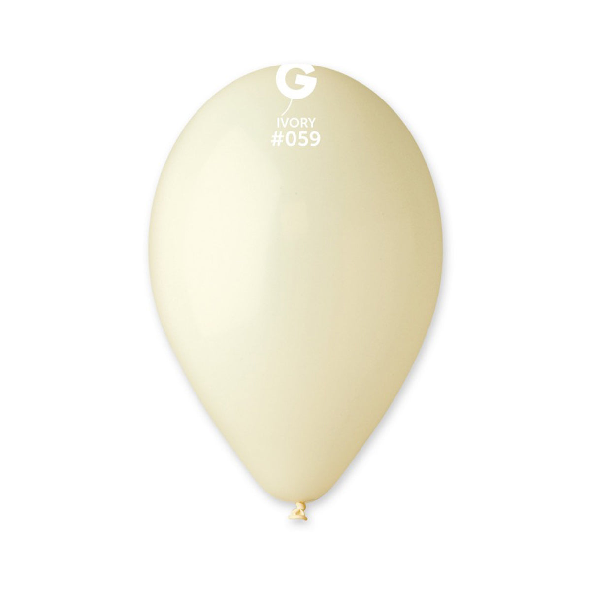 #059 Ivory – 12" (G110) – 50 pcs