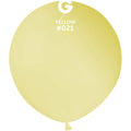 #021 Yellow – 19" (GF19) – 25 pcs