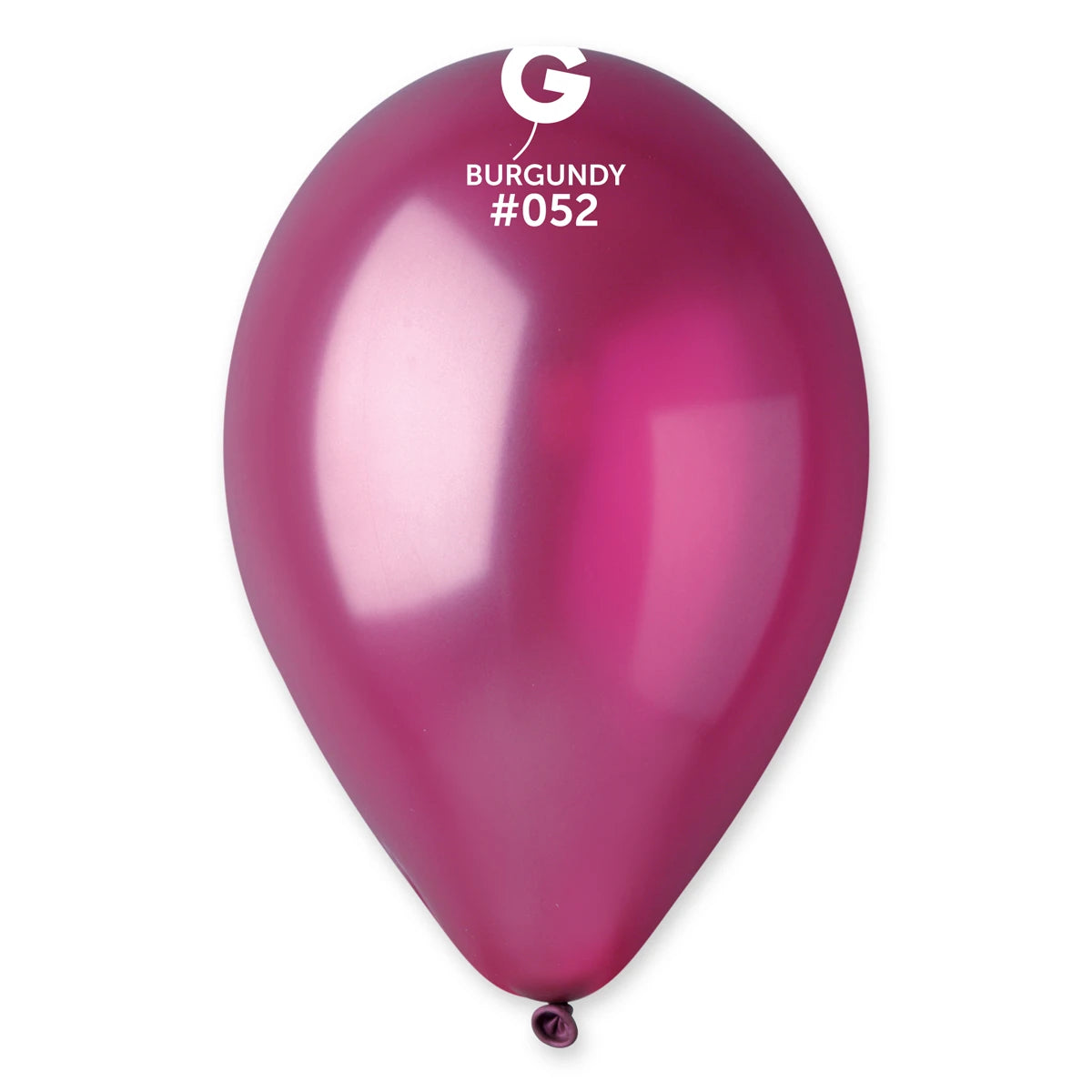 #052 Metal Burgundy – 12" (GM110) – 50 pcs