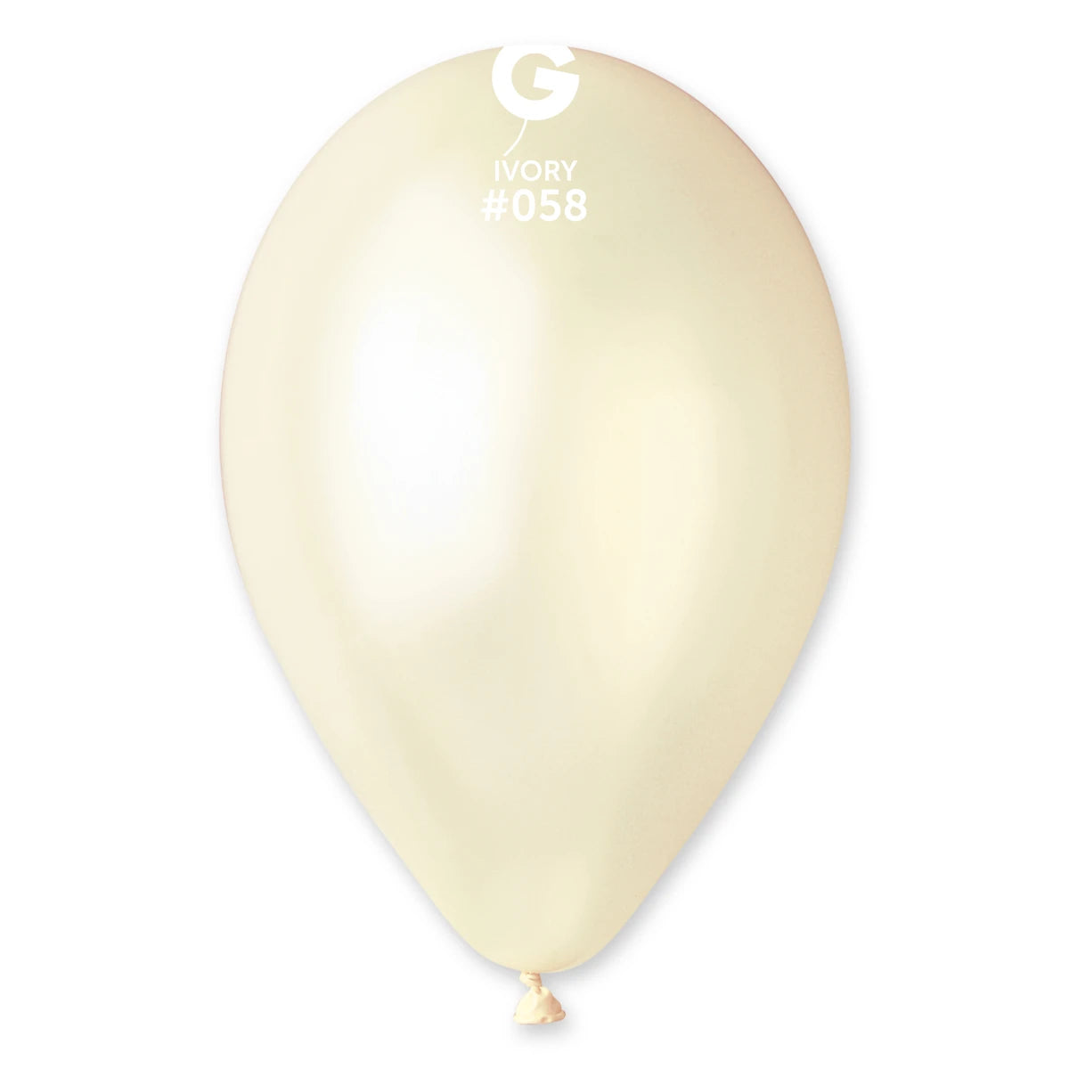 #058 Metal Ivory – 12" (GM110) – 50 pcs