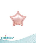 Rose Gold Foil Balloon Star –18" - 1 pc