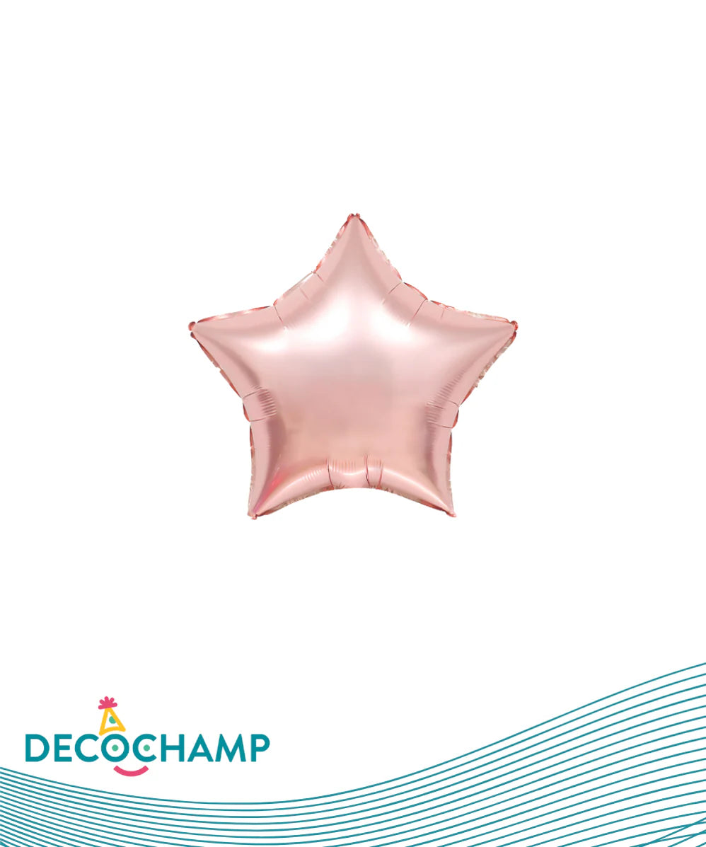 Rose Gold Foil Balloon Star –24" - 1 pc