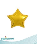 Gold Foil Balloon Star –24" - 1 pc