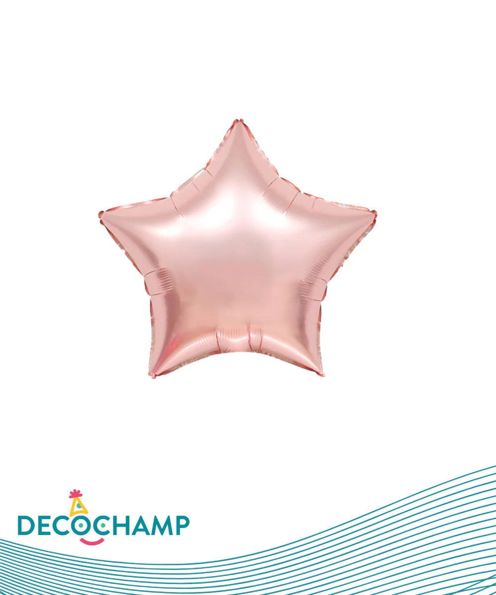 Rose Gold Foil Balloon Star –24" - 1 pc